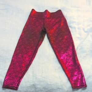 Terez Pink Rose Yoga Pants